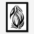 Egg Leaf A4 Framed