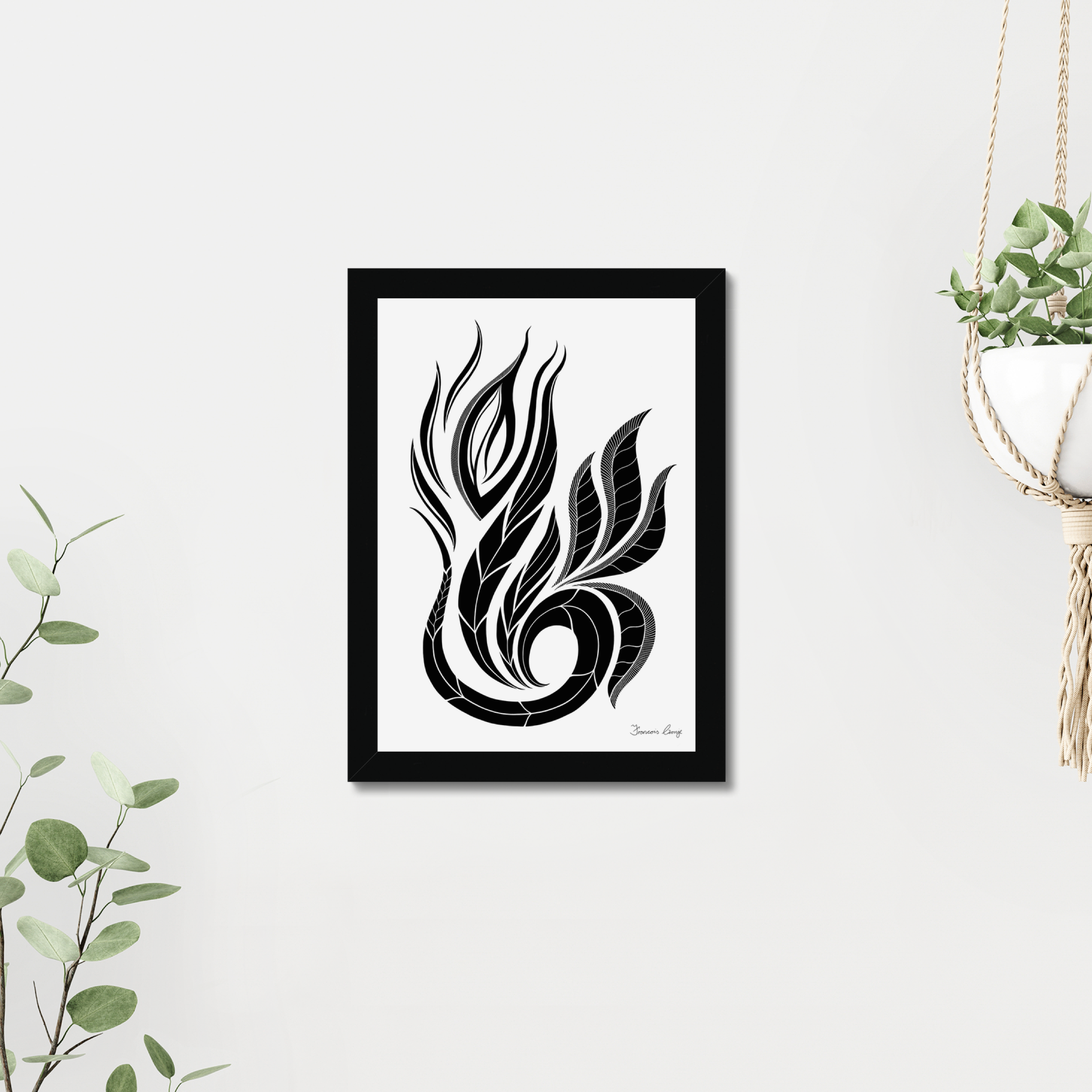 Leaf Wing Framed