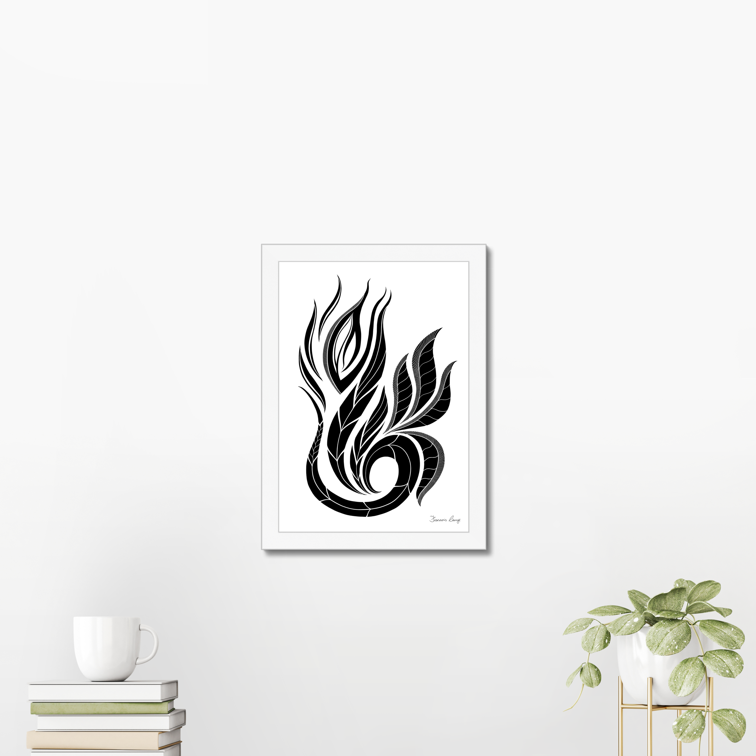 Leaf Wing Framed