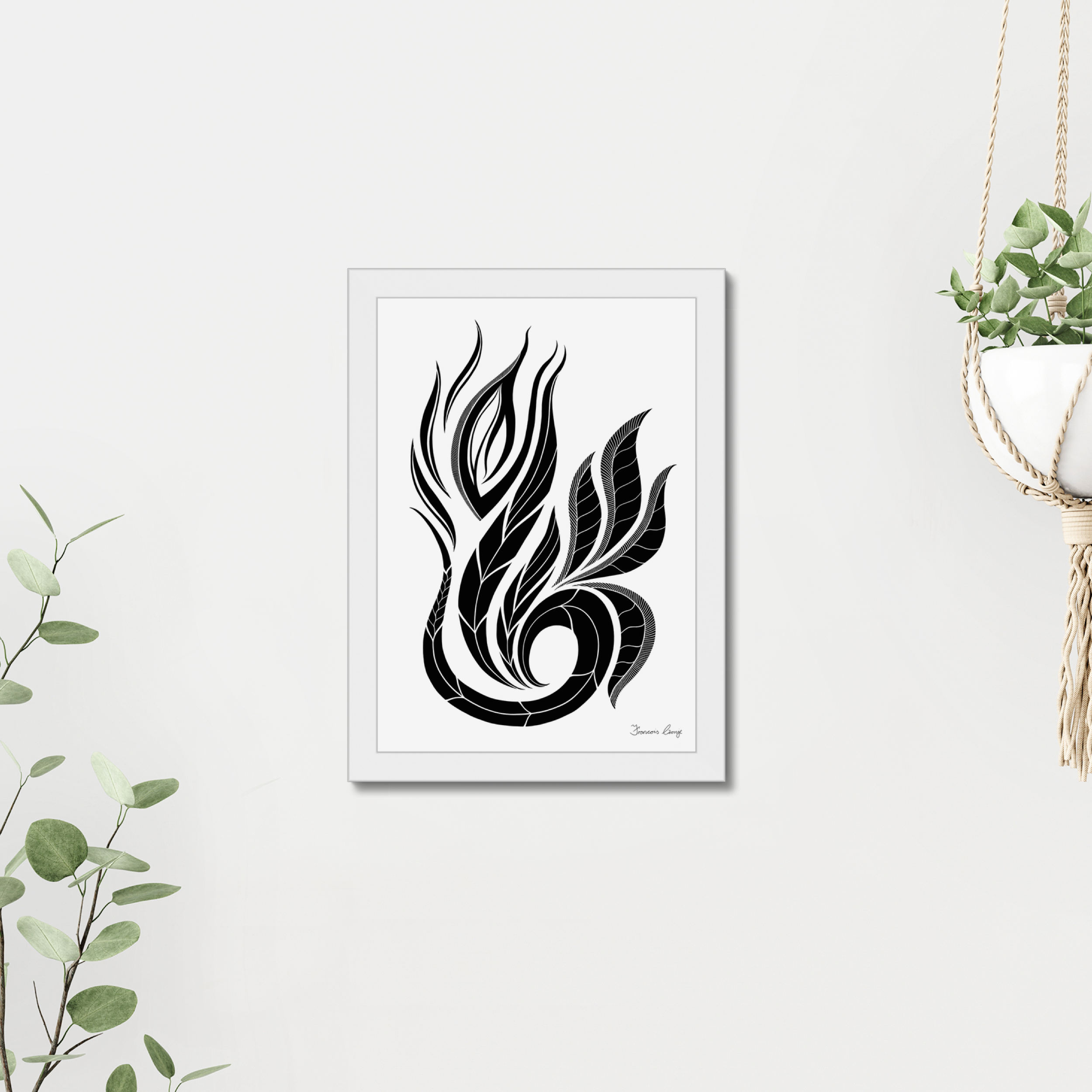 Leaf Wing Framed